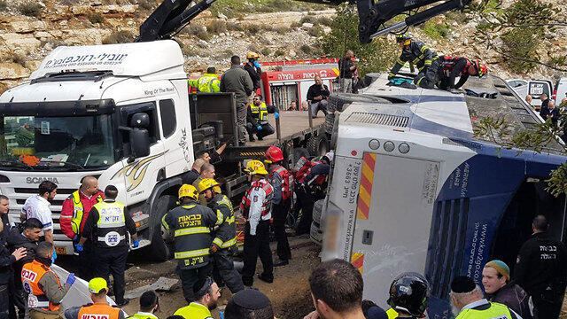 The scene of the accident