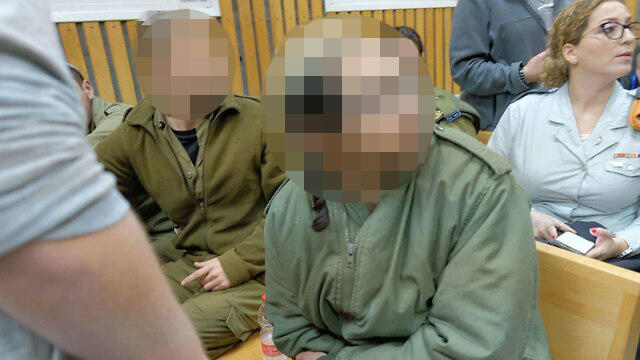 The accused soldiers in court during their trial (Photo: Shaul Golan)