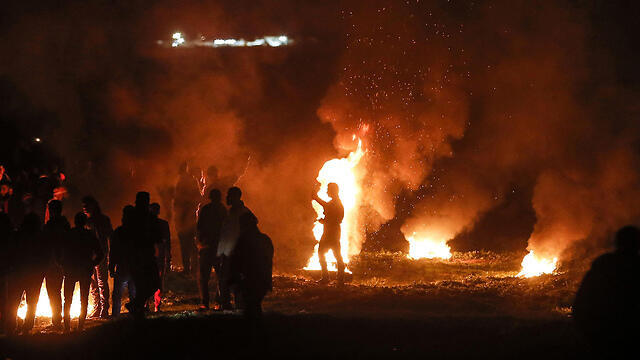 Recent riots on the Gaza Strip border 