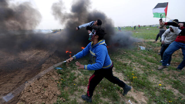 Clashes along the Gaza border