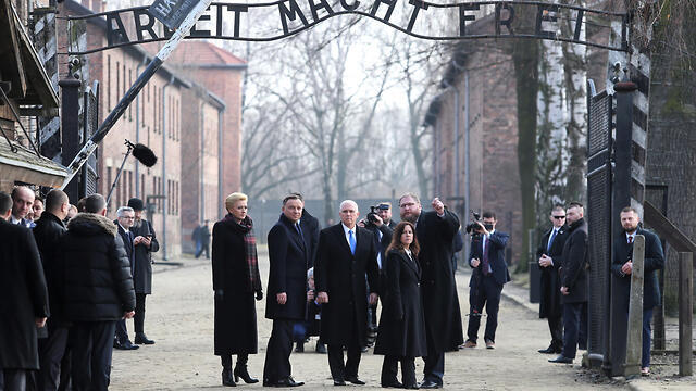Vice President Pence  visits Auschwitz concentration camp 