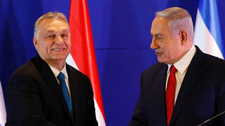 בנימין נתניהו עם ראש ממשלת הונגריה ויקטור אורבן ב ירושלים