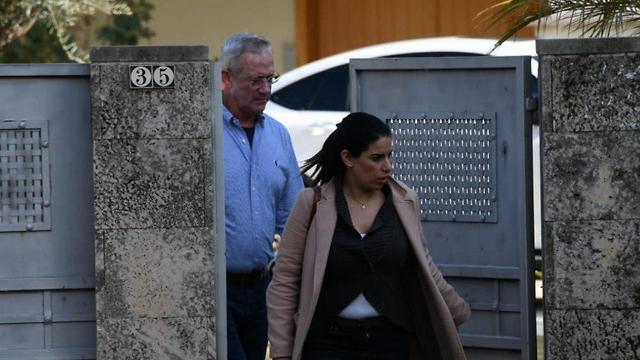 Benny Gantz holds secret talks with Yair Lapid (Photo: Yair Sagi)