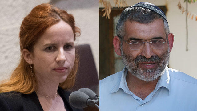 Labor MK Stav Shaffir; Otzma Yehudit member Michael Ben-Ari
