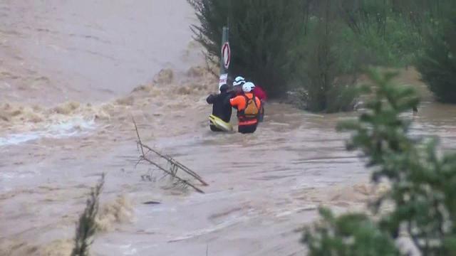 Спасательная операция в парке Ха-Аразим. Фото: телерадиовещательная корпорация КАН