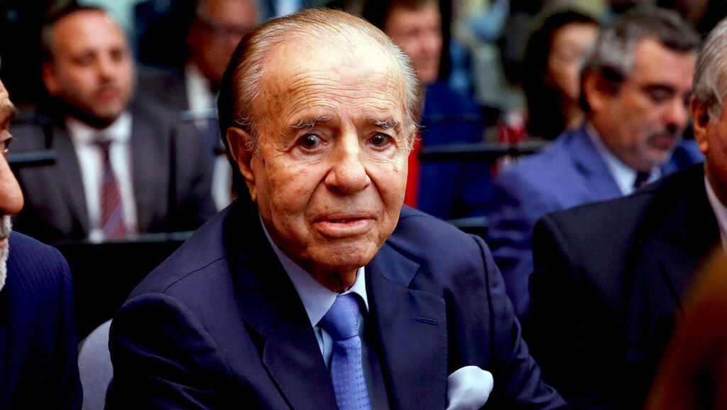 Carlos Menem was a prime mInister of rgentina (צילום: AP) קרלוס מנם נשיא ארגנטינה לשעבר