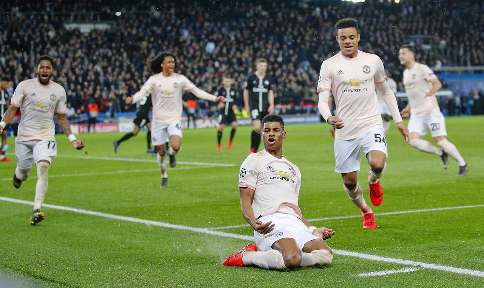 Рашфорд после забитого гола. Фото: АР