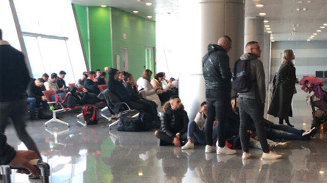 Израильтяне в аэропорту Борисполь