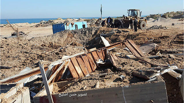 Разрушенный в Газе объект ХАМАСа