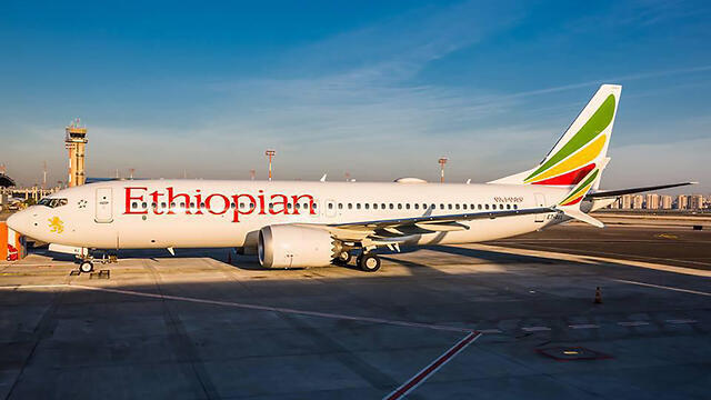 Ethiopian Boeing 737-8 MAX plane