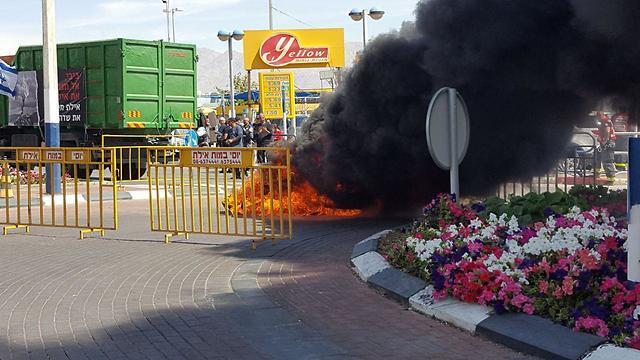 Демонстрация в Эйлате. Фото: Меир Охаюн