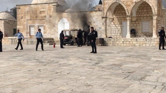 На месте нападения