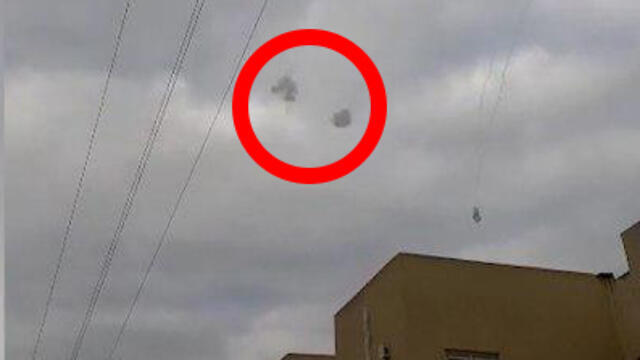 Iron Dome interception over Sderot 
