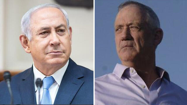 Benjamin Netanyahu and Benny Gantz