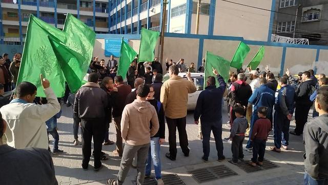 Демонстрация сторонников ХАМАСа в Газе