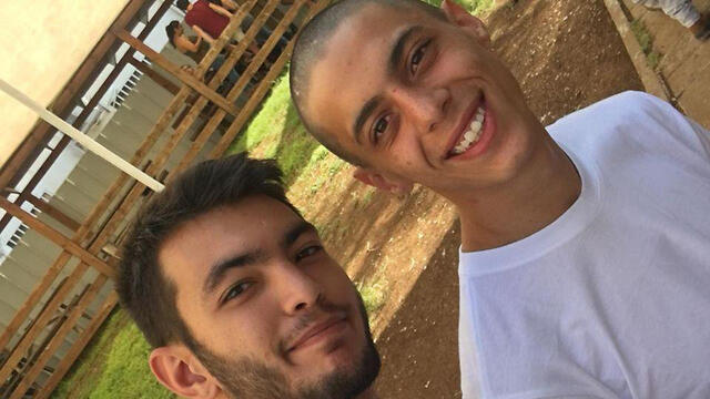 Alexander with his brother