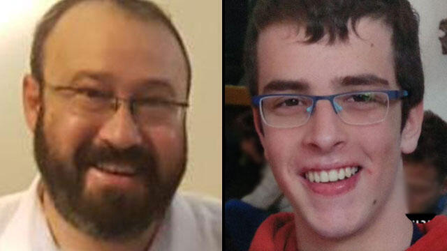 Погибшие в теракте у Ариэля раввин Ахиад Этингер и старший сержант Галь Кейдан. Фото: Надав Гольдштейн, TPS