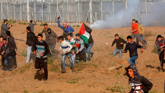 Беспорядки на границе Газы. Фото: AFP