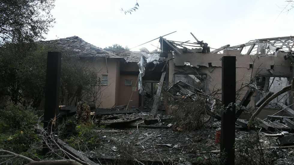 Пострадавшее здание. Фото: Яир Саги