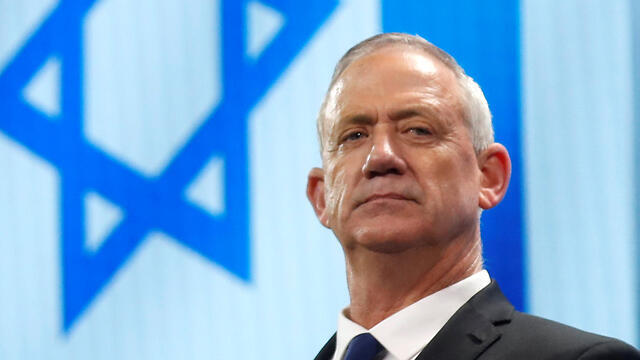 Benny Gantz at the AIAPC conference (Photo: Reuters) (צילום: רויטרס) Benny Gantz at the AIAPC conference (Photo: Reuters)