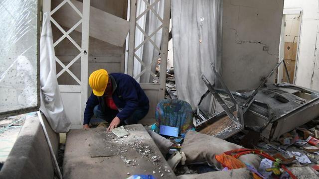 House destroyed by Gaza rocket