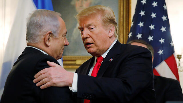 Benjamin Netanyahu with Donald Trump last month in Washington (Photo: Reuters)