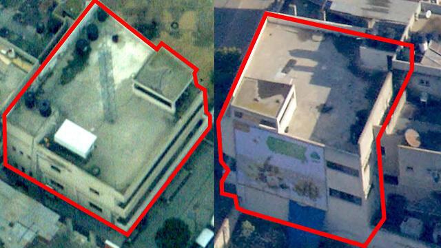 An IDF image of the three-story secret Hamas HQ in Gaza 