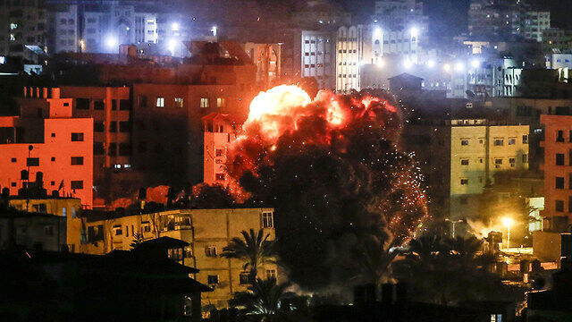 Удар ВВС ЦАХАЛа по Газе. Фото: AFP