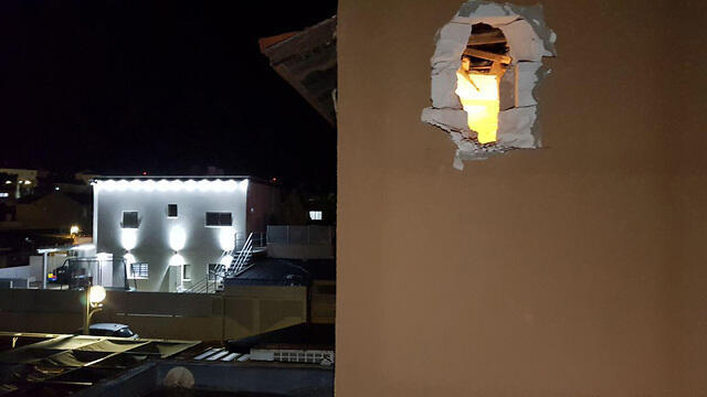 House in Sderot sustained a direct hit