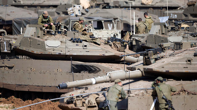 Техника на границе с Газой. Фото: АР