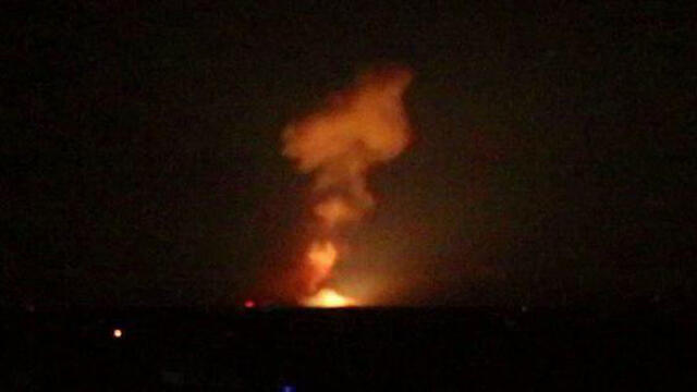 Удар по Сирии