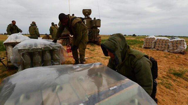 Боеприпасы на границе Газы. Фото: Ави Роках