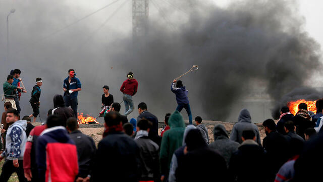Saturday's Gaza border riots