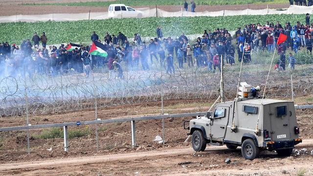 Saturday's Gaza border riots
