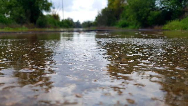 Rainy weather in Ashkelon
