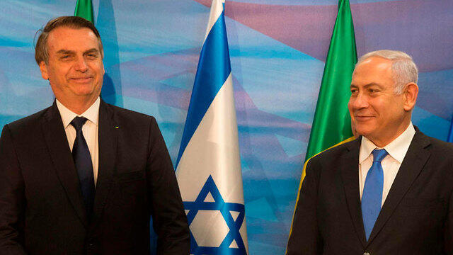 Benjamin Netanyahu and Jair Bolsonaro