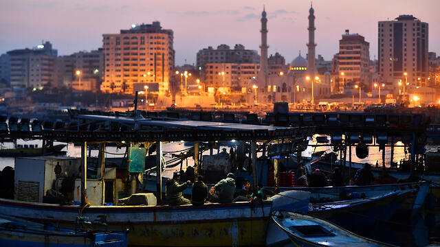 Gaza port (צילום: רויטרס) Gaza port