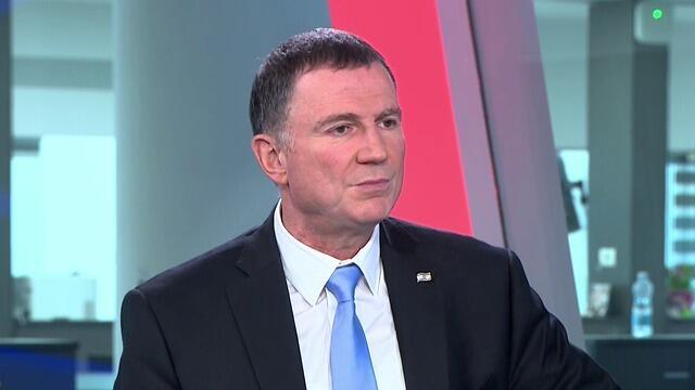 Юлий Эдельштейн в студии Ynet, Фото: Ярон Бреннер