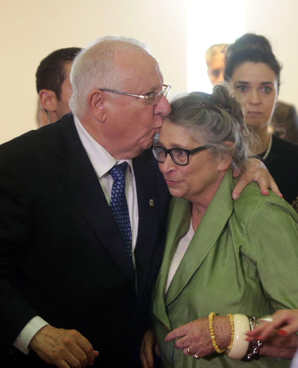 Супруги Ривлин во время известия об избрании Реувена Ривлина президентом Израиля. Фото: Алекс Коломойский