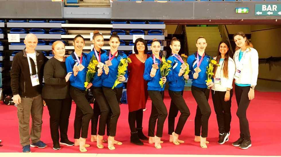 Команда Ирины Вигдорчик. Фото: федерация гимнастики