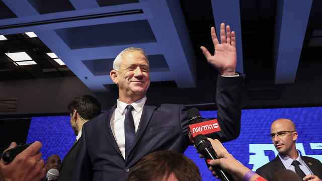 Blue and White leader Benny Gantz (Photo: AFP) (צילום: AFP) Blue and White leader Benny Gantz (Photo: AFP)