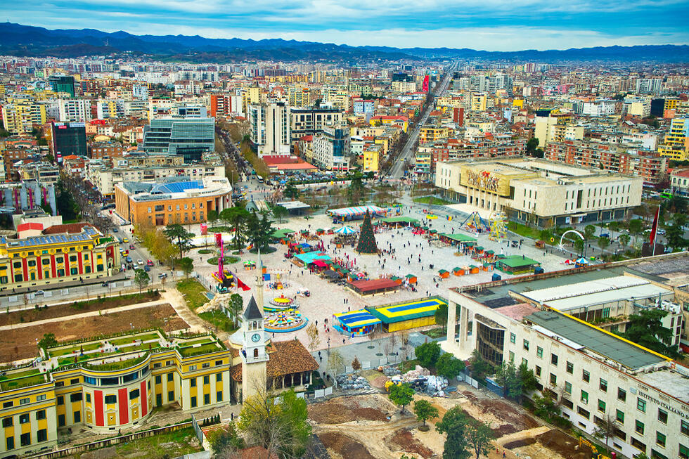 Tirana, capital of Albania (Photo: shutterstock) Tirana, capital of Albania