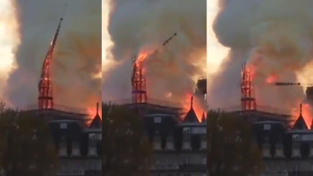 Так рухнул шпиль