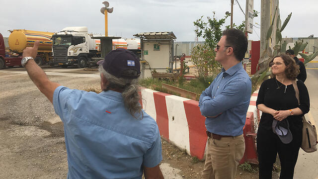 Nathan Sales visits Gaza border area