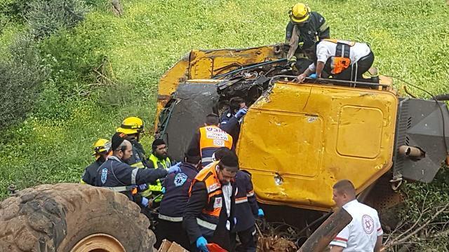 Трагедия в Цфате. Фото: Служба спасения "Ихуд ацала" (צילום: איחוד הצלה) Трагедия в Цфате. Фото: Служба спасения "Ихуд ацала"