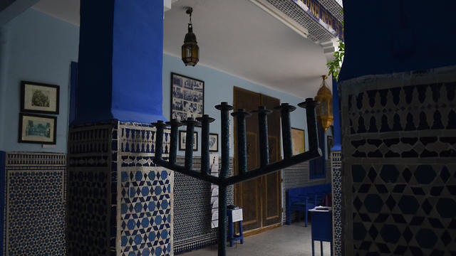 A menorah at Lazama Synagogue in Marrakech (Photo: AP) A menorah at Lazama Synagogue in Marrakech