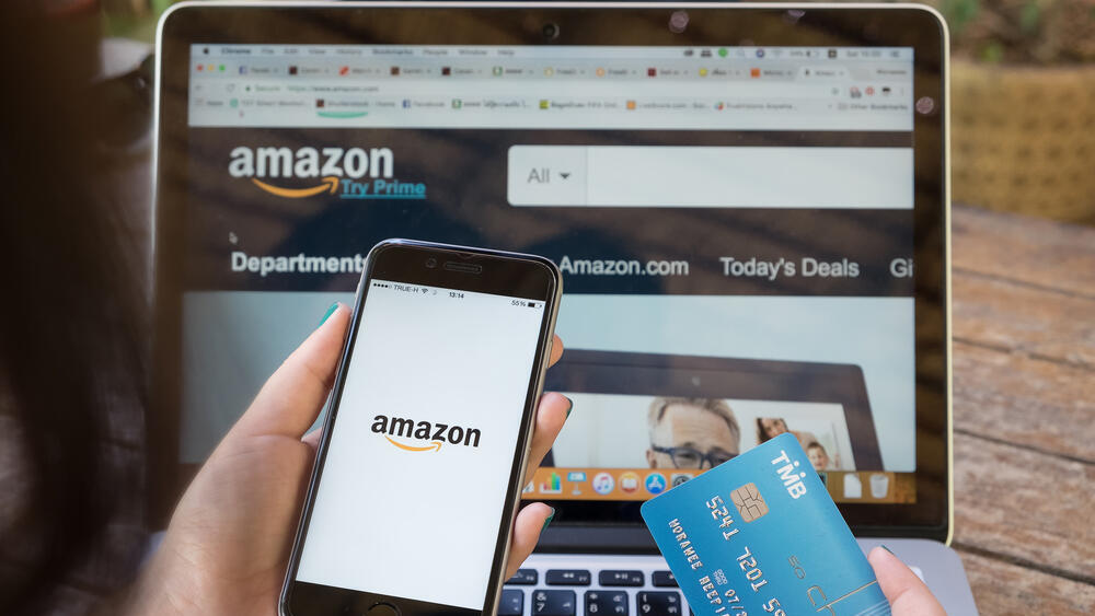 Сайт компании Amazon 
