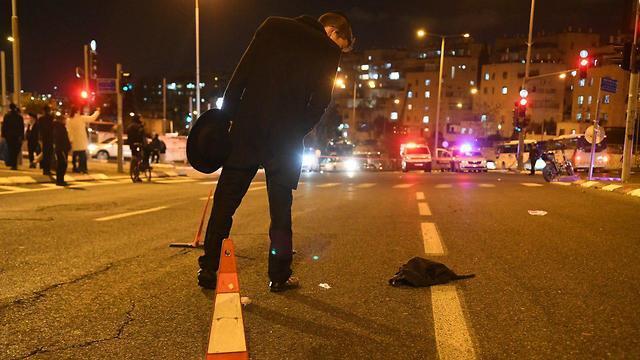 На месте инцидента. Фото: Рафи Коц (צילום: רפי קוץ) На месте инцидента. Фото: Рафи Коц