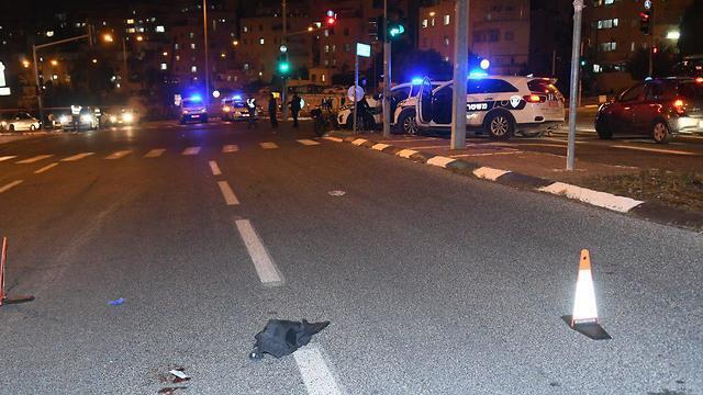 На месте инцидента. Фото: Рафи Коц (צילום: רפי קוץ) На месте инцидента. Фото: Рафи Коц