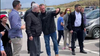 מאבטחיו של ראש הממשלה בנימין נתניהו עם נשק חדש נגד רחפנים